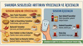 Sahurda Susuzluğu Arttıran Yiyecekler